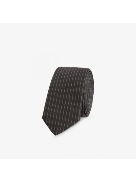 Шелковый галстук в полоску Givenchy черный
