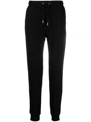 Pantalones de chándal con bordado Karl Lagerfeld negro