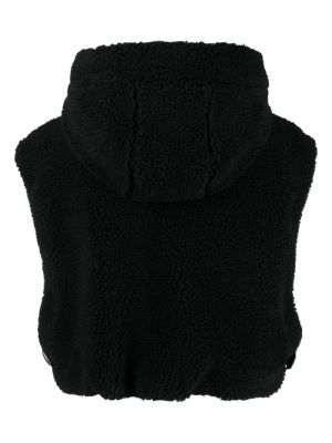 Fleecová vesta s kapucí Juun.j černá