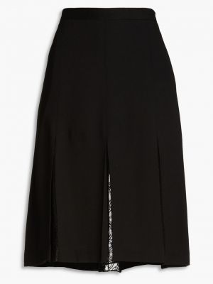 Черная юбка из крепа Boutique Moschino