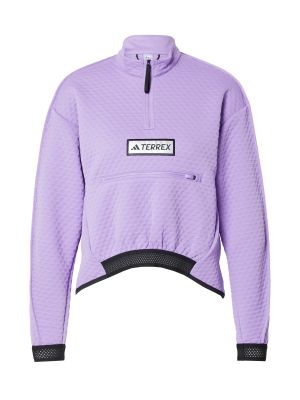 Флийс пуловер Adidas Terrex черно