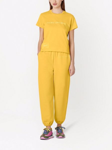 Sportovní kalhoty Marc Jacobs žluté