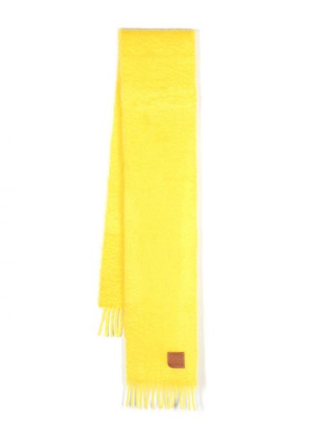 Sciarpa di lana Loewe giallo