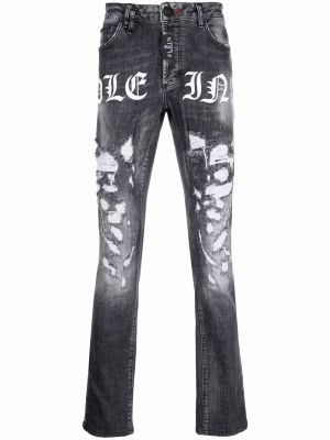 Jeans med normal passform Philipp Plein svart