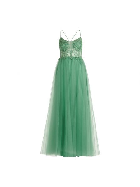 Haftowana sukienka Vera Mont zielona