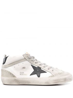 Sneakers med sliten med stjärnmönster Golden Goose