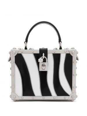 Taška s potlačou so vzorom zebry Dolce & Gabbana