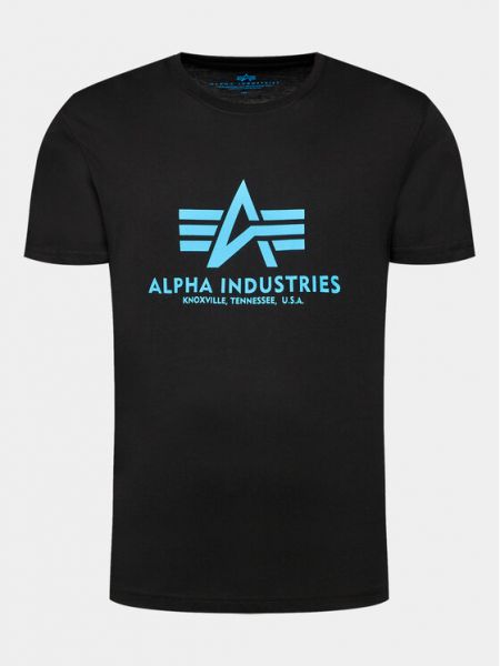 Тениска Alpha Industries черно