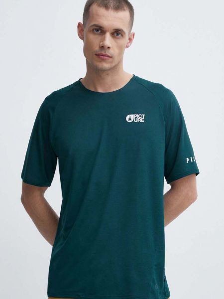 Sportska majica s printom kratki rukavi Picture zelena