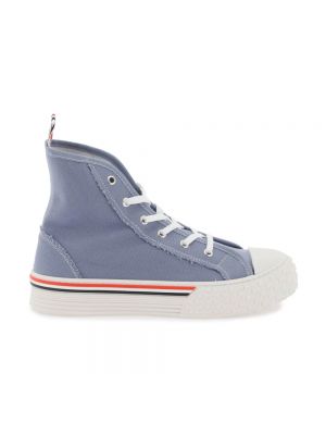 Sneakersy w kratkę Thom Browne niebieskie