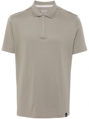 Poloshirt mit stickerei Boggi Milano grün