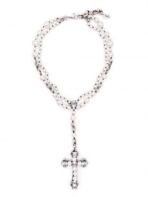 Krištáľový náhrdelník s perlami Rada'