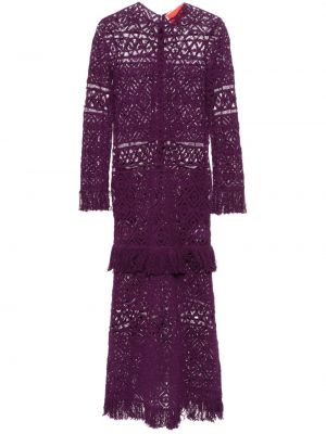 Koktejlkové šaty La Doublej fialová