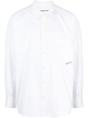 Puhasta srajca z gumbi Alexander Wang bela