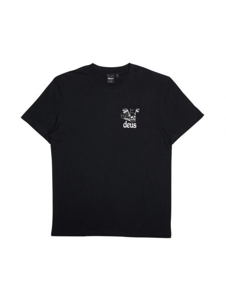 Koszulka z nadrukiem Deus Ex Machina czarna