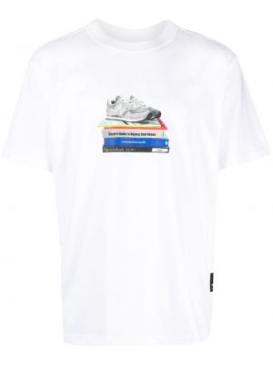 T-shirt di cotone New Balance bianco