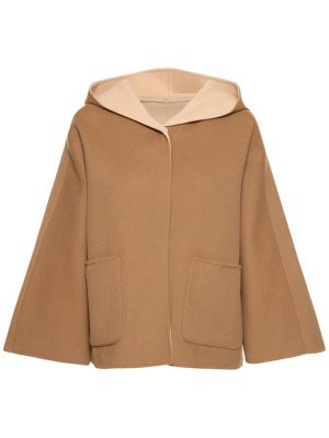 Obojstranná vlnená bunda s kapucňou Weekend Max Mara