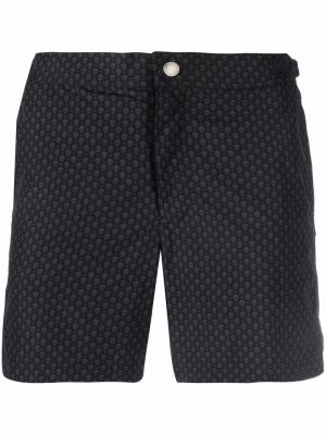 Trykt shorts Alexander Mcqueen svart