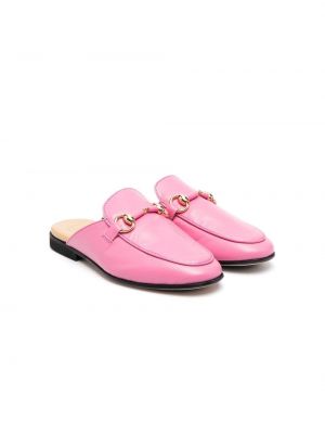 Tofflor med slip-on för tjejer Gallucci Kids rosa