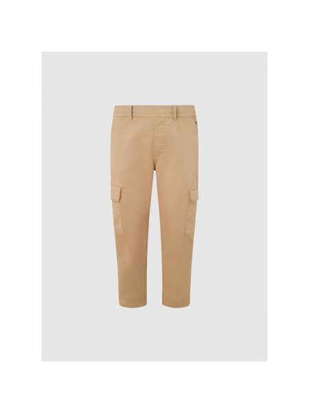 Pantalones cargo slim fit Pepe Jeans beige
