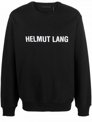 Sweat à imprimé Helmut Lang noir