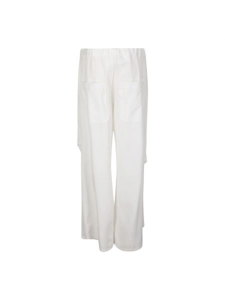 Pantalones rectos Mm6 Maison Margiela blanco