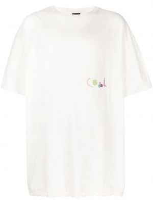 T-shirt en dentelle Cool T.m blanc