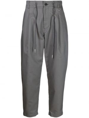 Pantaloni plissettati Songzio grigio