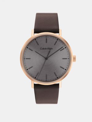Кожаные часы Calvin Klein