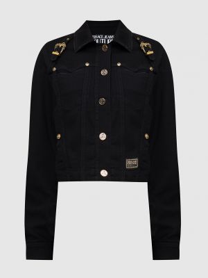 Джинсова куртка Versace Jeans Couture, чорна