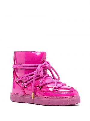 Leder ankle boots Inuikii pink