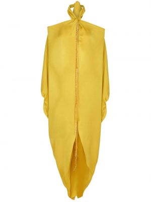 Μίντι φόρεμα Silvia Tcherassi κίτρινο