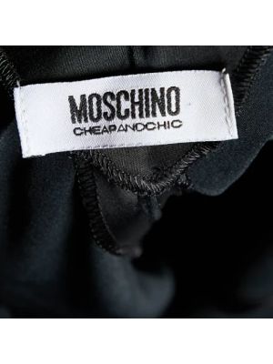 Satynowy top Moschino Pre-owned czarny