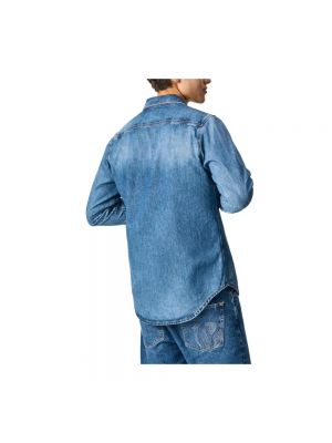 Koszula jeansowa Pepe Jeans niebieska