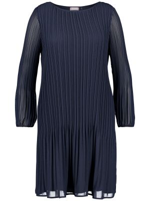 Košeľové šaty Samoon modrá