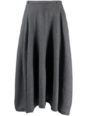 Vlnená sukňa Société Anonyme sivá