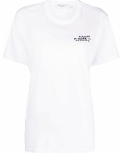 T-shirt Maison Kitsune, biały