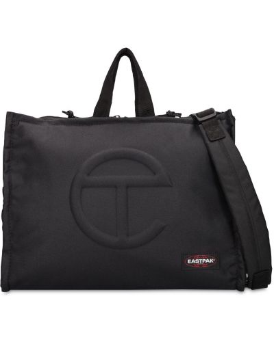 Нейлоновая сумка шоппер Eastpak X Telfar, черная
