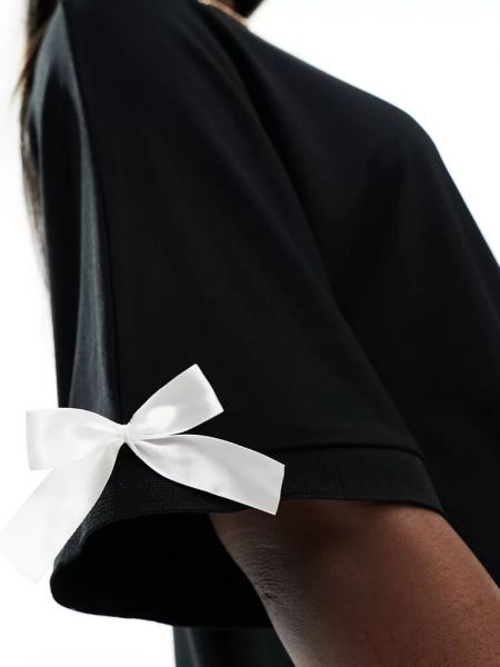 Платье мини с бантом Fashionkilla черное