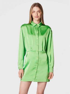Φόρεμα σε στυλ πουκάμισο Samsoe Samsoe πράσινο