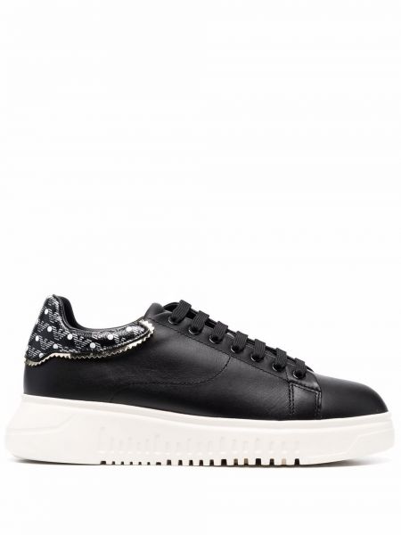 Plattform sneakers Ea7 Emporio Armani svart