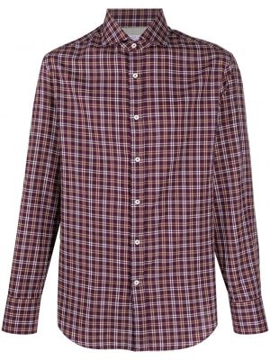 Camisa a cuadros Brunello Cucinelli violeta