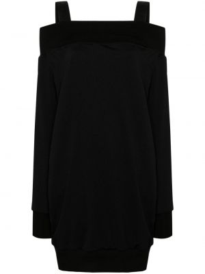 Černé midi šaty Yohji Yamamoto