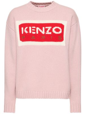 Sweter wełniany Kenzo Paris czarny