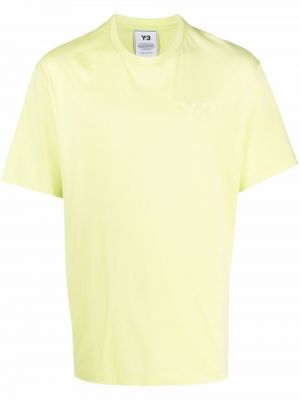 Camiseta con estampado Y-3 amarillo