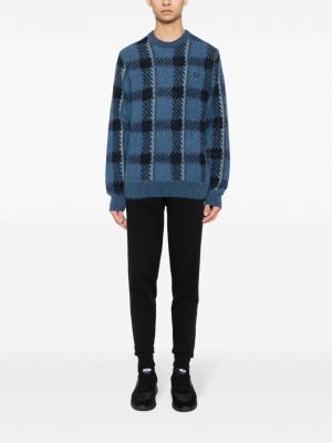 Pullover mit print Fred Perry blau