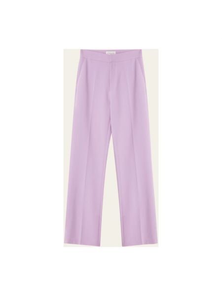 Pantalon droit By Malina violet