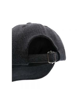 Gorra de algodón con estampado A.p.c. negro