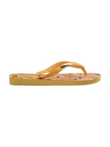 Sandale cu toc cu toc plat Havaianas galben
