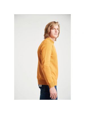 Jersey de tela jersey de cuello redondo Rrd naranja